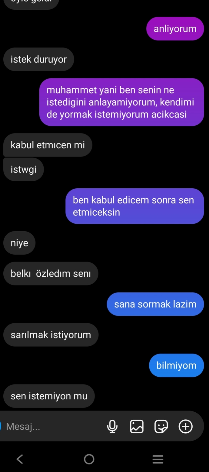 Boyle yazmis olması ile ilgili ne dusunulmeli sizce?