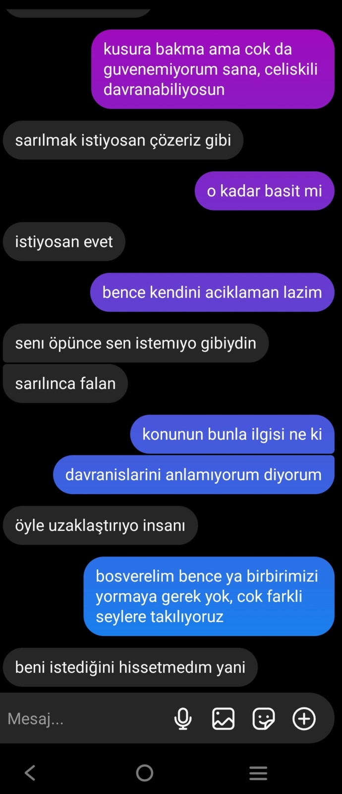 Boyle yazmis olması ile ilgili ne dusunulmeli sizce?