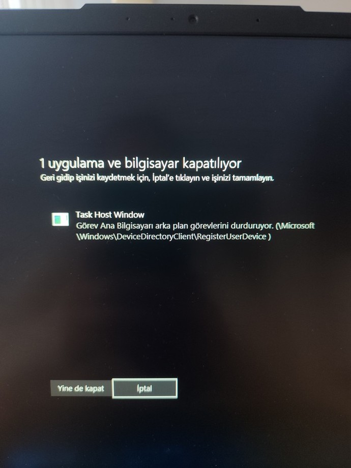 Bilgisayarım böyle uyarı vermeye başladı dün geceden beri ne demek bu?