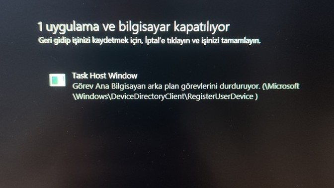 Bilgisayarım böyle uyarı vermeye başladı dün geceden beri ne demek bu?