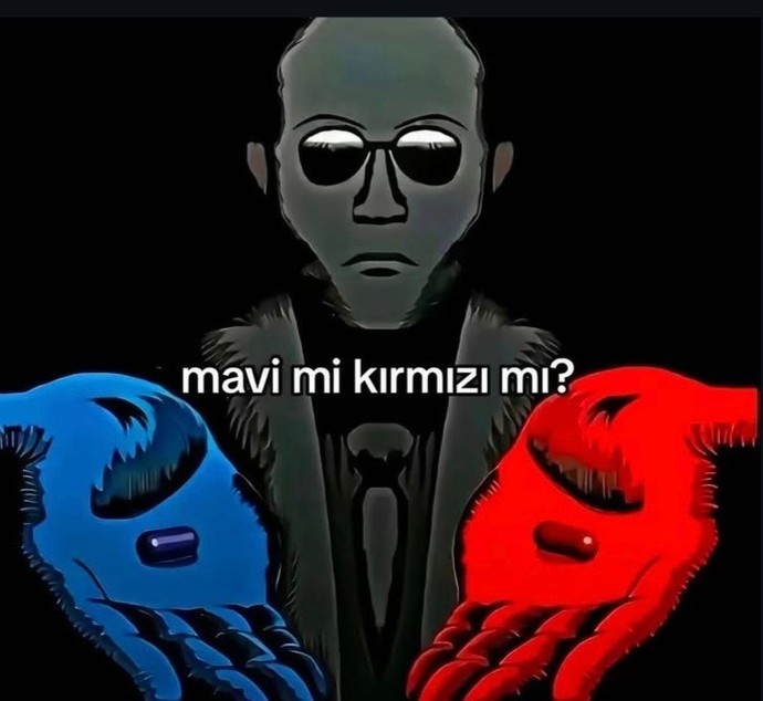 Mavi mi, kırmızı mı?