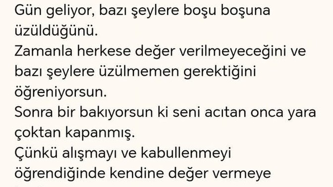 Zaman size neyi öğretti?