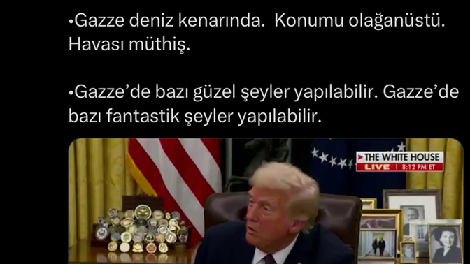 Trump Gazzelilerle alay etti. Ne düşünüyorsunuz?