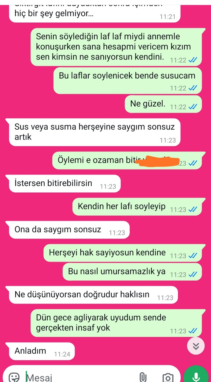 Bu kişi beni hakediyormu?