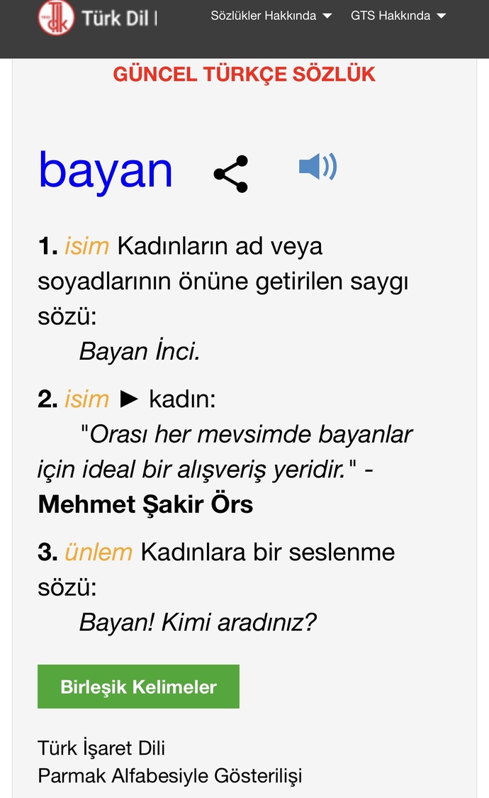 Bayan kelimesine niye bu kadar karşısınız?