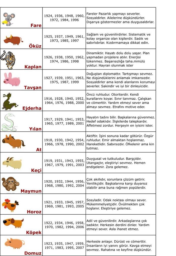 Çin burcunuz nedir? Özellikleri size uyuyor mu?