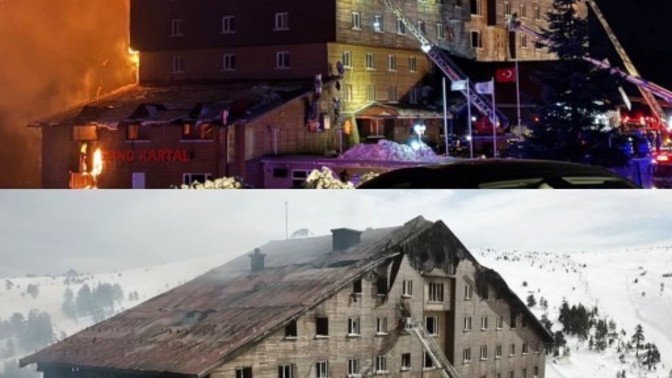 Bolu Kartalkaya Grand kartal otel de yangın çıktı sizce burada suçlu kim nasıl çıktığını düşünüyorsunuz?