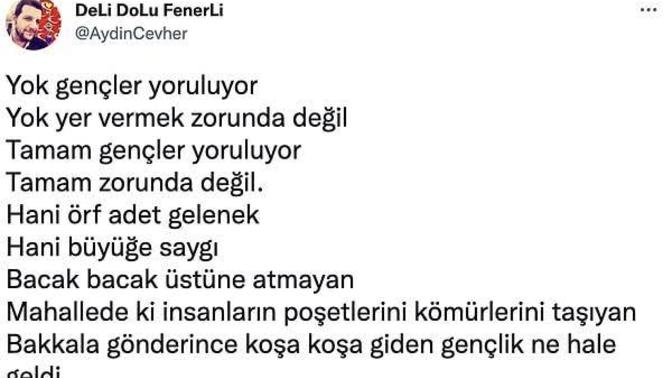 Toplu taşımalarda hamile ve yaşlılara yer verir misiniz?