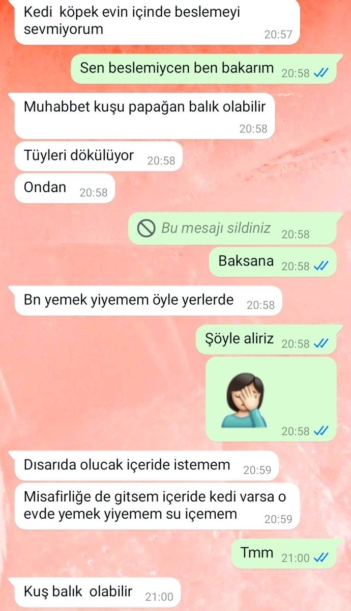 Cevapları kaba değil mi sizce?