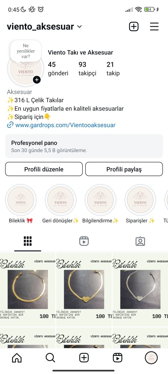Bu takı sayfasının dizaynı nasıl?
