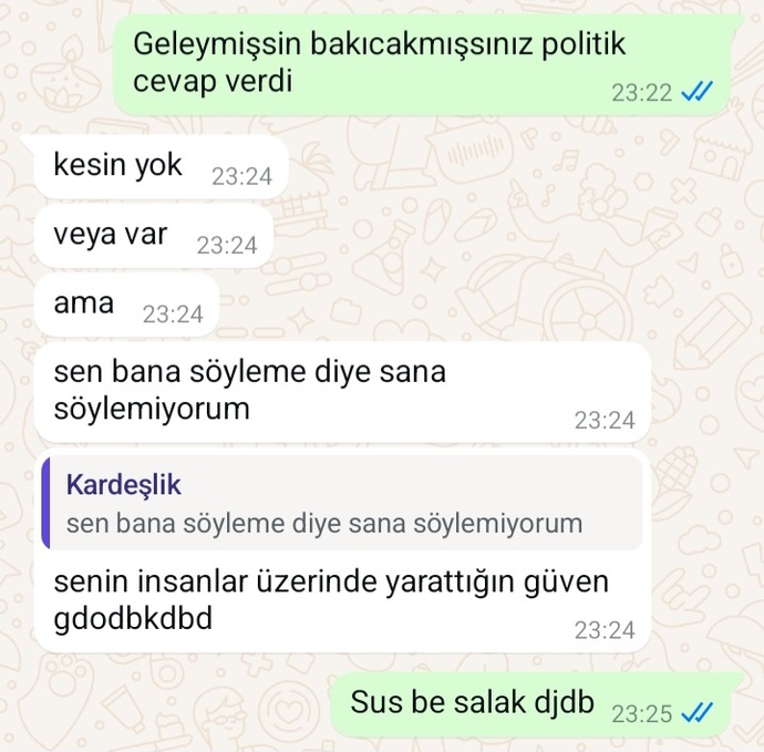 Güven ne yeniyor mu?