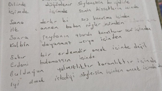 Şiirim iyi olmuş mu?