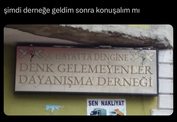 Niye doğru dürüst birisine denk gelemiyoruz?