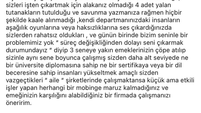 Eski çalıştığım şirketi Linkedin üzerinden eleştirdim?