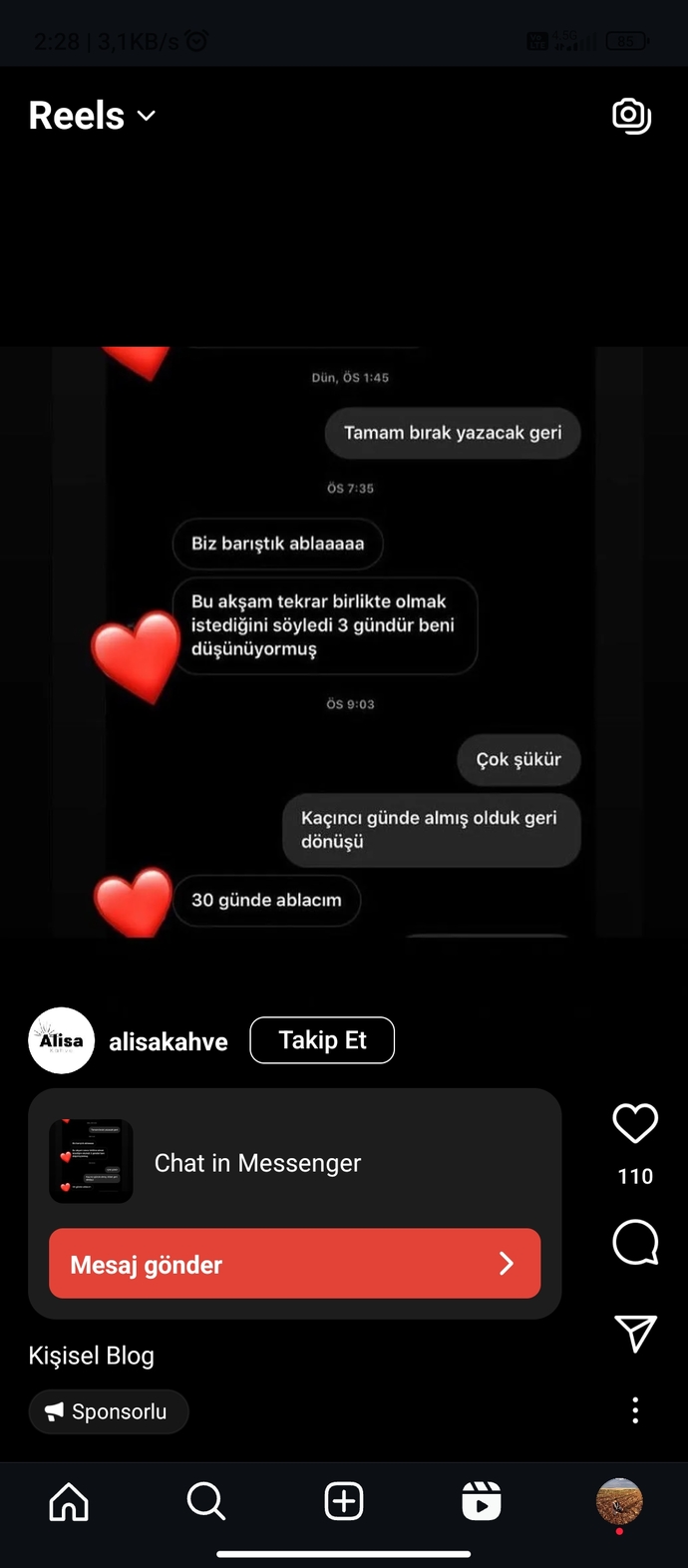 Bir tek banami denk geliyor böyle reklamlar anlamıyorum vallahi döndürmek istediğim kimse yok giden gelmesin yaw büyücümuyum mk 🤣?