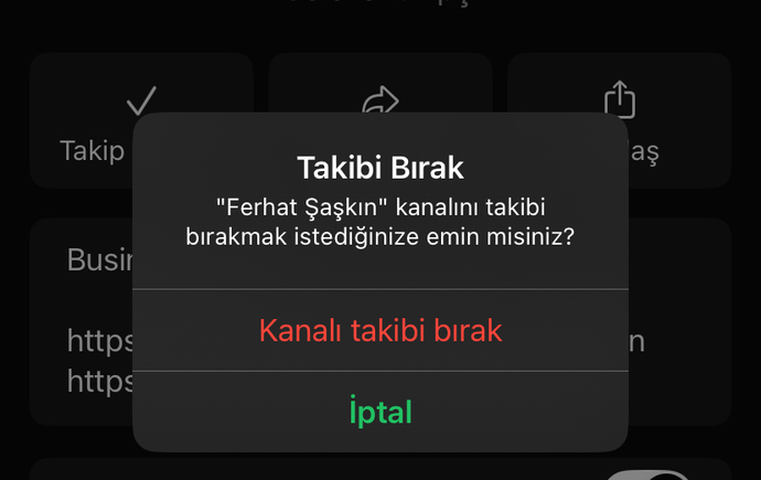 Whatsap’tan takip ettiğiniz bir kanal var mı?