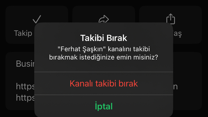 Whatsap’tan takip ettiğiniz bir kanal var mı?