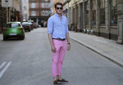 Erkekler de pembe renk giyebilir mi?