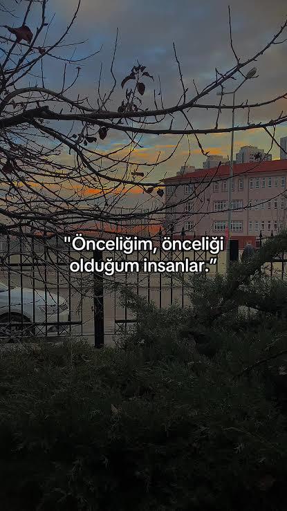 Hayattaki önceliğiniz nedir?