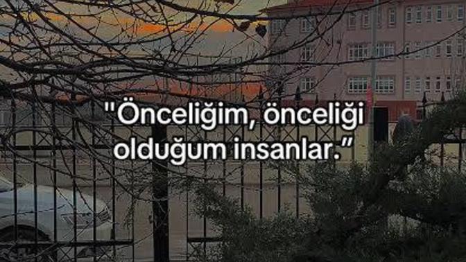 Hayattaki önceliğiniz nedir?