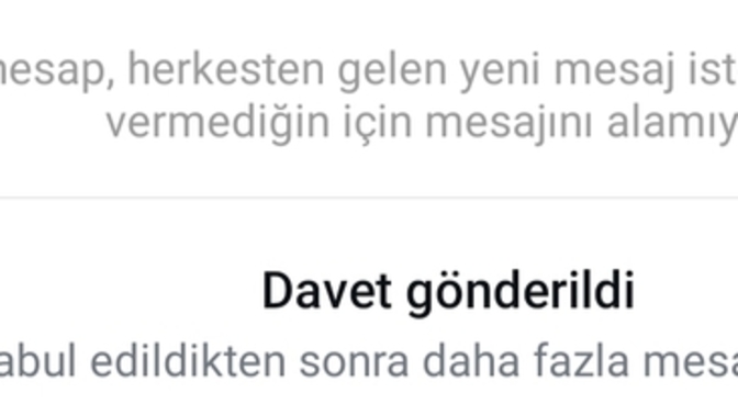 INSTAGRAM DM SORUSU?
