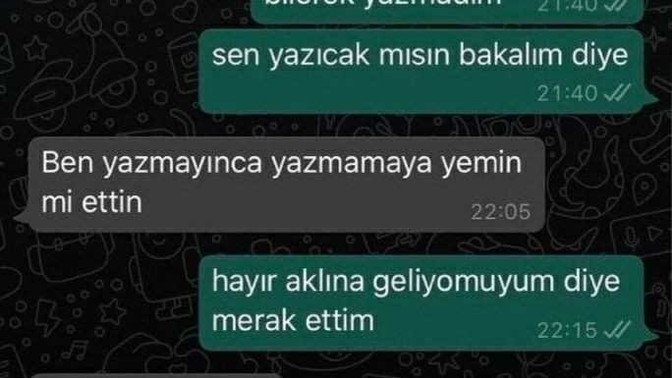 O yazmadan sen yazar mısın?