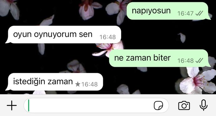 Nasılsınız, ne yapıyorsunuz?