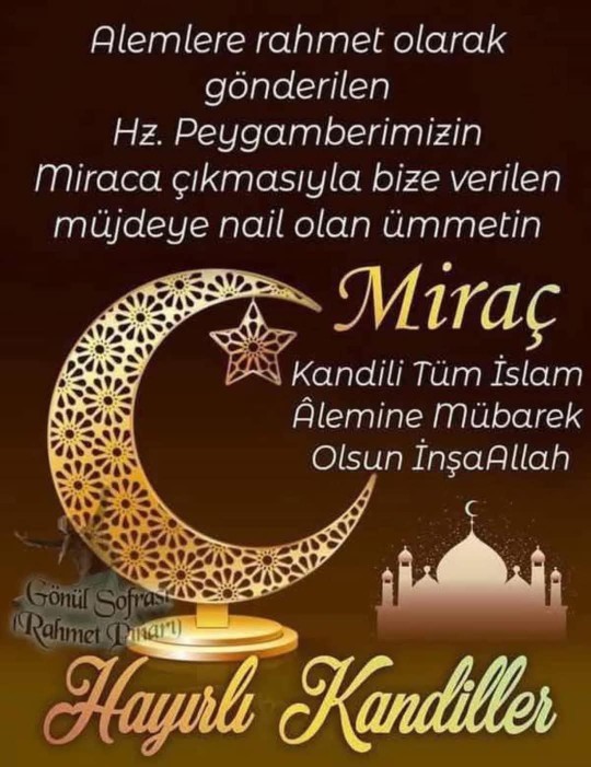 Miraç Kandiliniz Mübarek Olsun❗Nasılsınız Arkadaşlar❓?