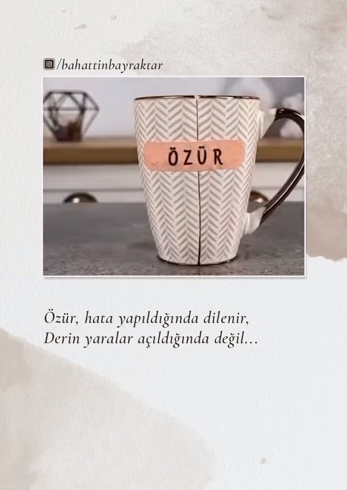 Bir özür her hatayı telafi eder mi?
