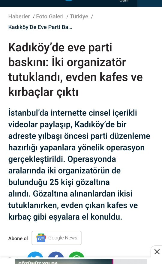 Evde seks i̇çin parti vermek suç mu?