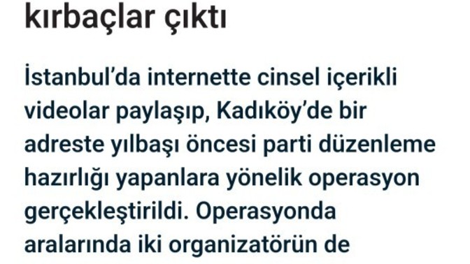 Evde seks i̇çin parti vermek suç mu?