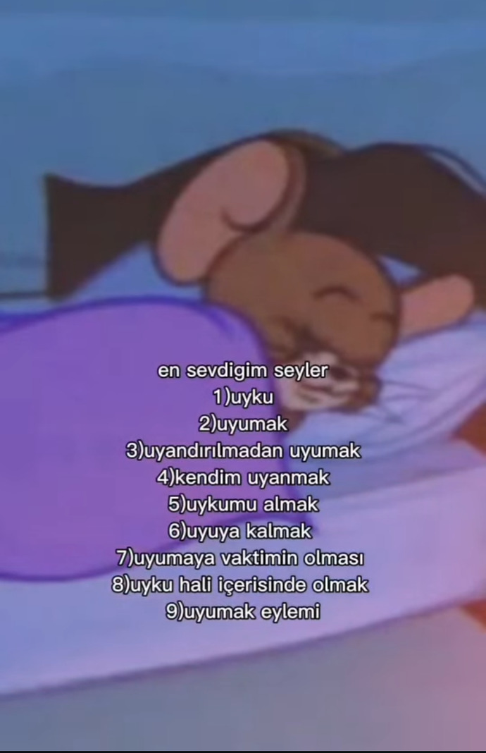 Benim tam liste burada 😂😂😂