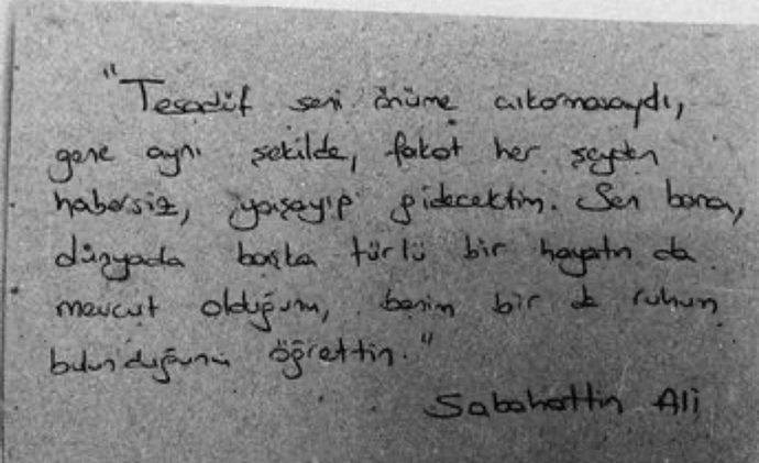 Daha önce birine mektup/şiir yazdınız mı?