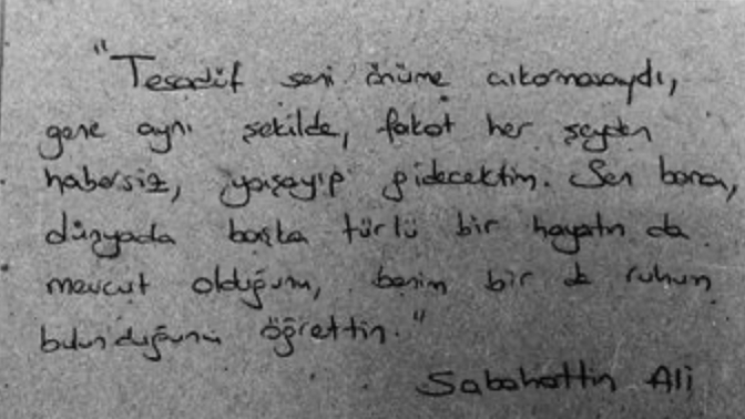 Daha önce birine mektup/şiir yazdınız mı?