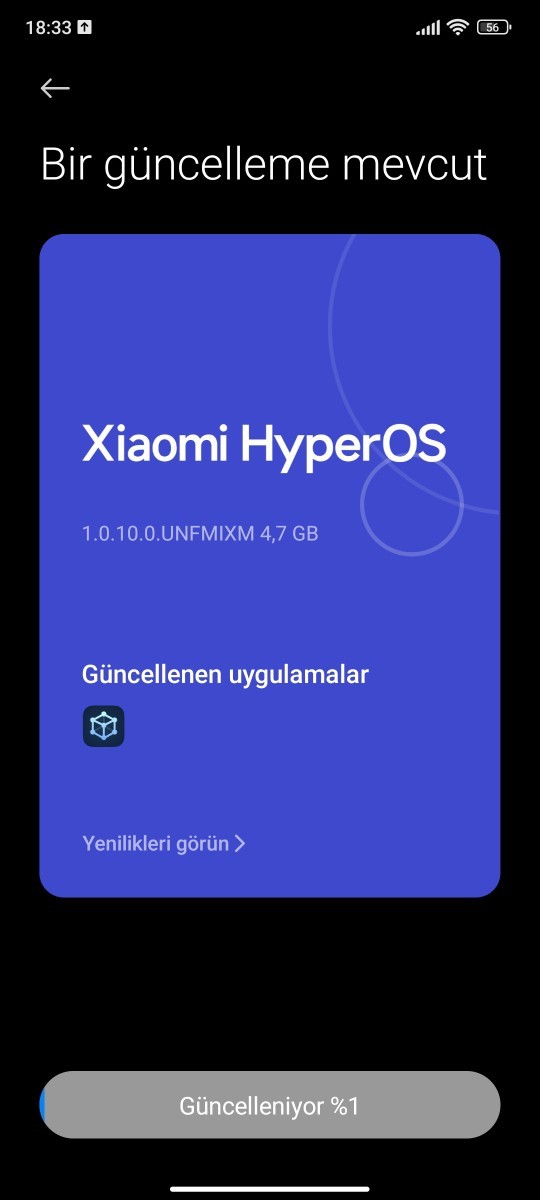 Güncelleme yaparken %100den sıfıra düştü yeniden başladı neden?