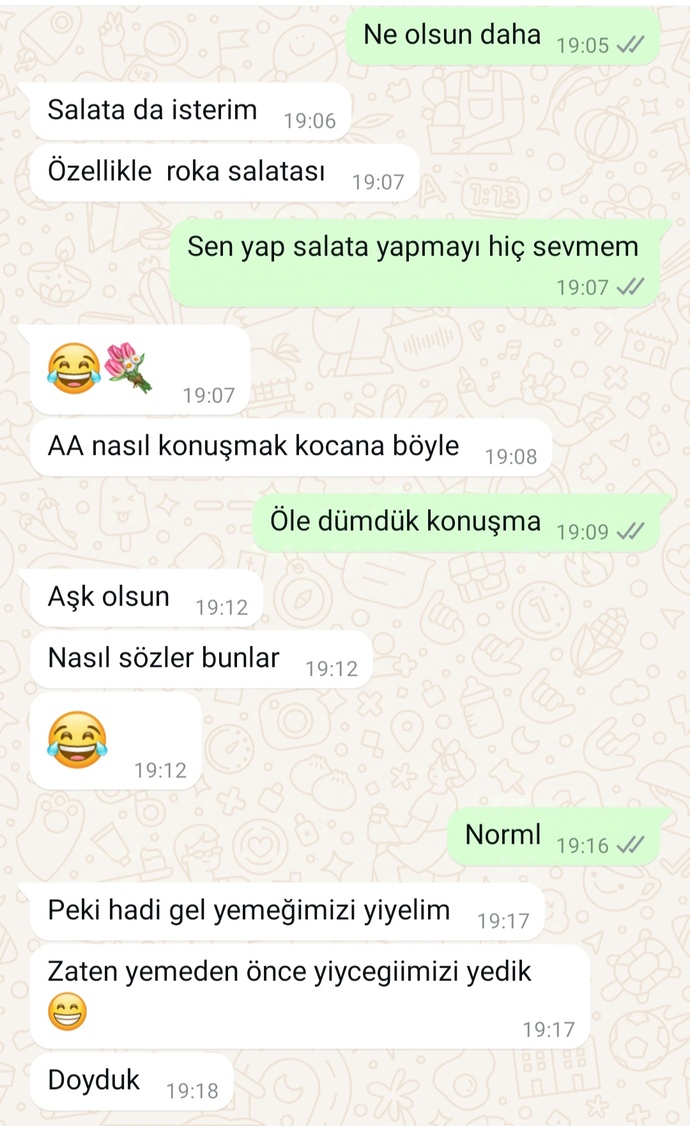 Kocam trip mi attı şimdi?