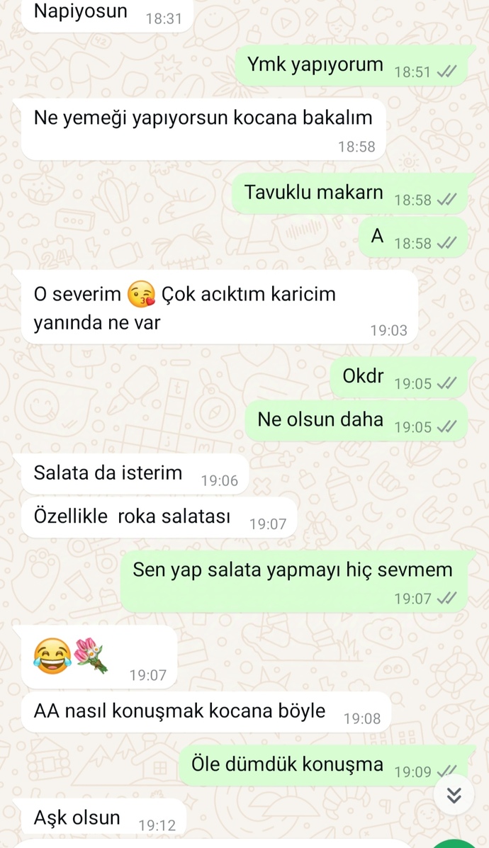 Kocam trip mi attı şimdi?