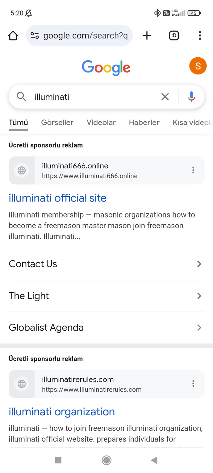 Lütfen bir bilgisi olan cevaplasın gördüğünüz gibi illuminati web sitesi sizce bu gerçek mi? Lütfen acil cevap!!! Teşekkürler.