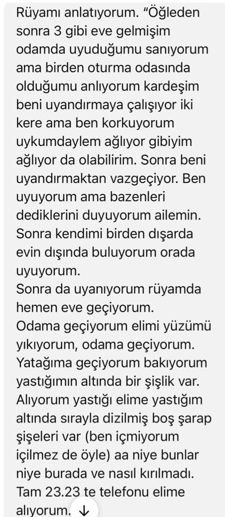 Çok ilginç bir rüya anlamını bilen var mııı?