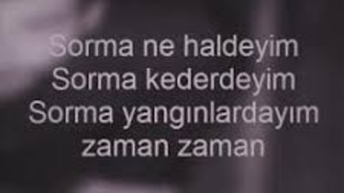 Anlık ruh halinizi yansıtan şarkı hangisi?