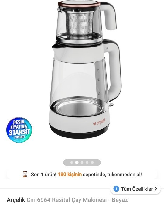 Bu çay makinesini çeyizine alan var mı memnun musunuz?