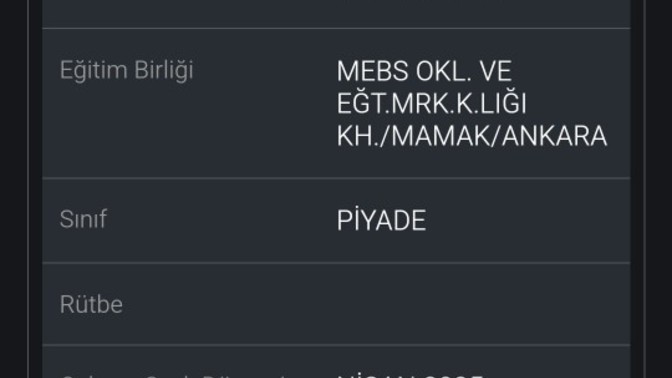 Burada askerlik yaban var mı?