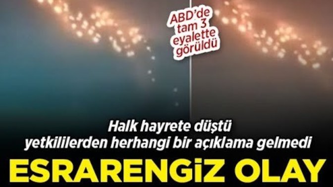 Uzaylilar kendilerini gosteriyor?