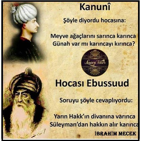 Karıncayı bile incitmez misiniz?