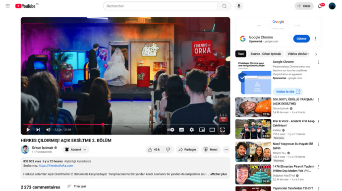 Youtube de en son ne izlediniz?