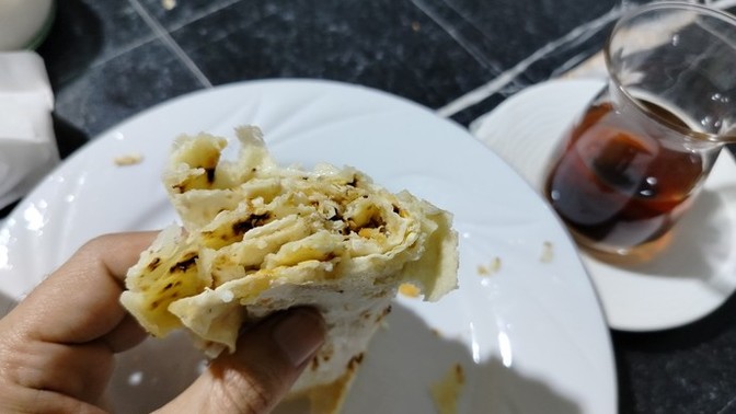 Isırıp yediğiniz en son şeyden bir ısırık alsaydım, ben ne yemiş olurdum?