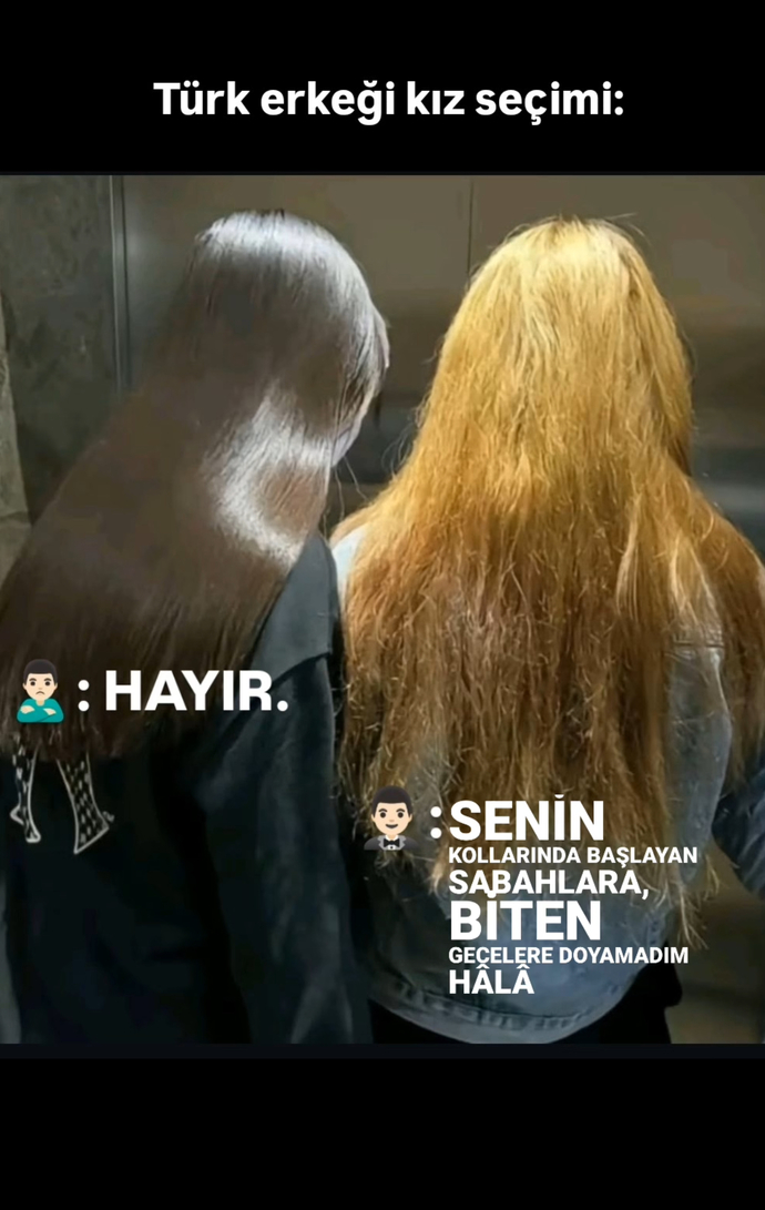 Doğal saçlar mı boyalı saçlar mı?
