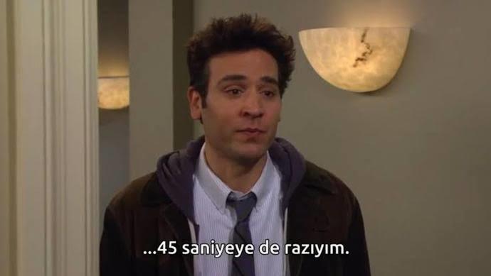 Geri dönüp görmek için 45 saniyeye de razıyım dediğiniz kimse var mı?