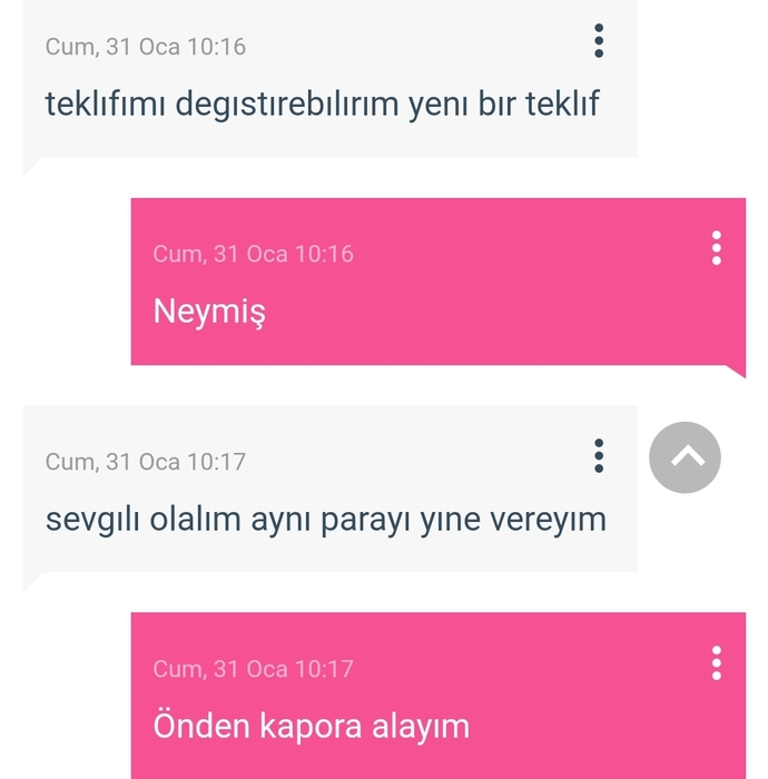 Sizinle sevgili olmak için para teklif edenler oldu mu?