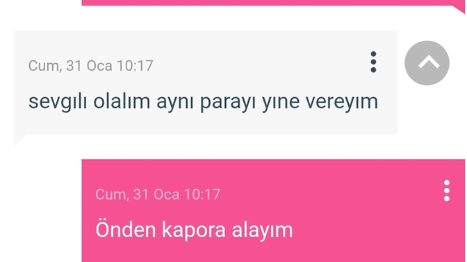 Sizinle sevgili olmak için para teklif edenler oldu mu?